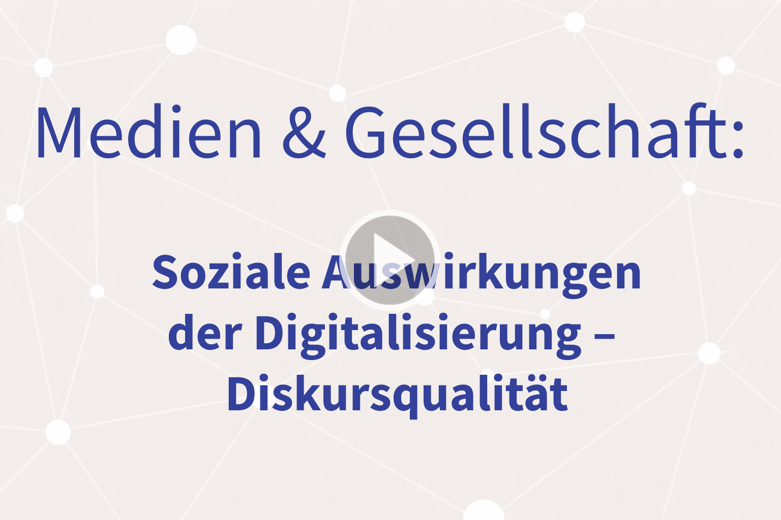 Thumbnail mit Link zum Video "Diskursqualität"