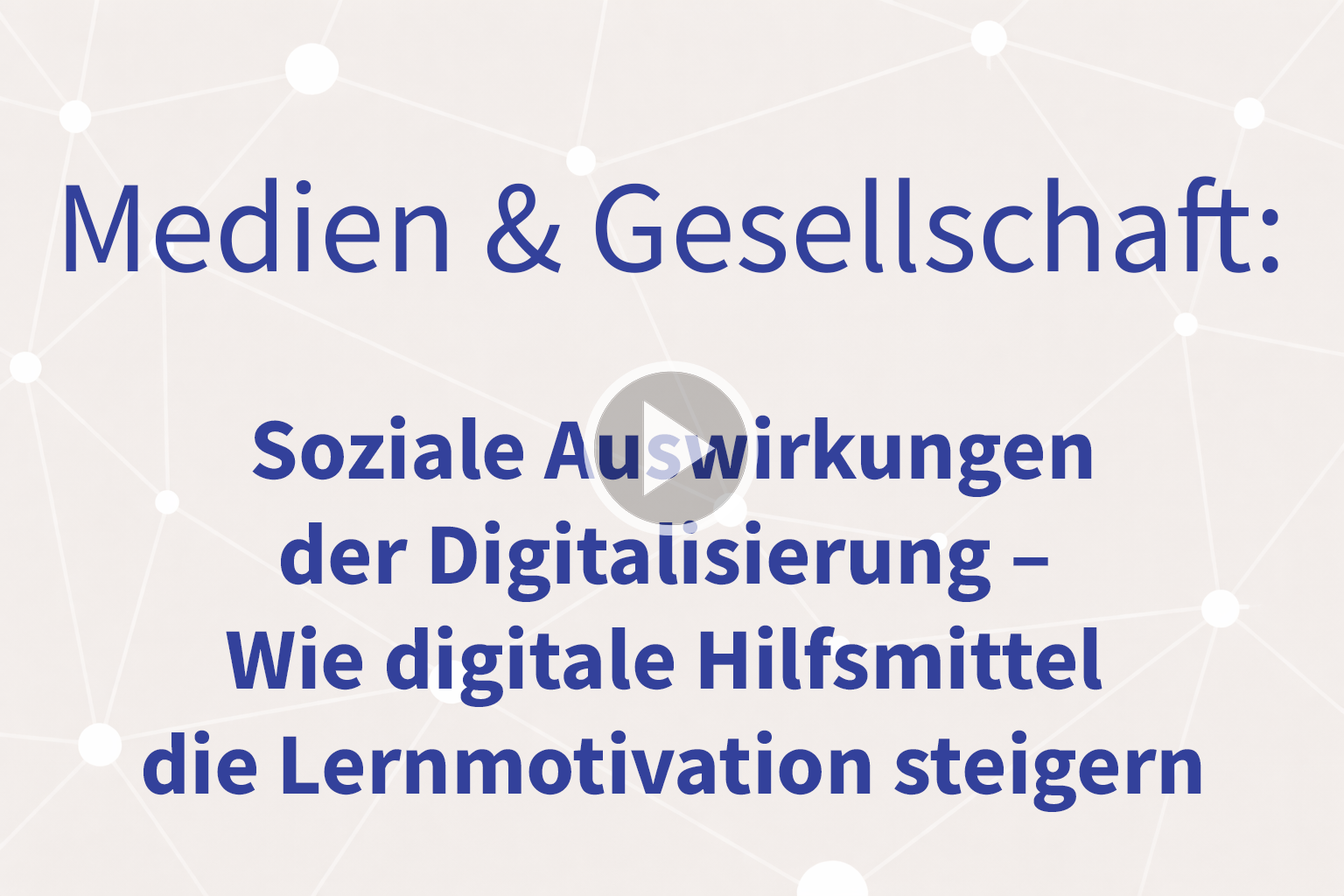 Thumbnail mit Link zum Video "Wie digitale Hilfsmittel die Lernmotivation steigern"