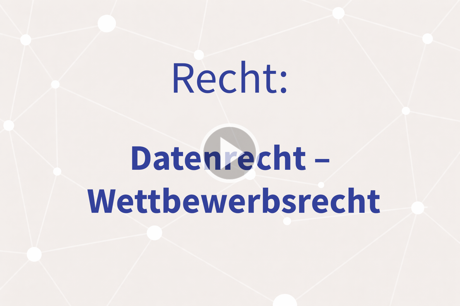 Thumbnail mit Link zum Video «Wettbewerbsrecht»