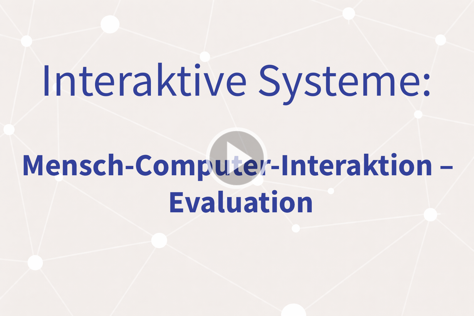 Thumbnail mit Link zum Video «Evaluation»