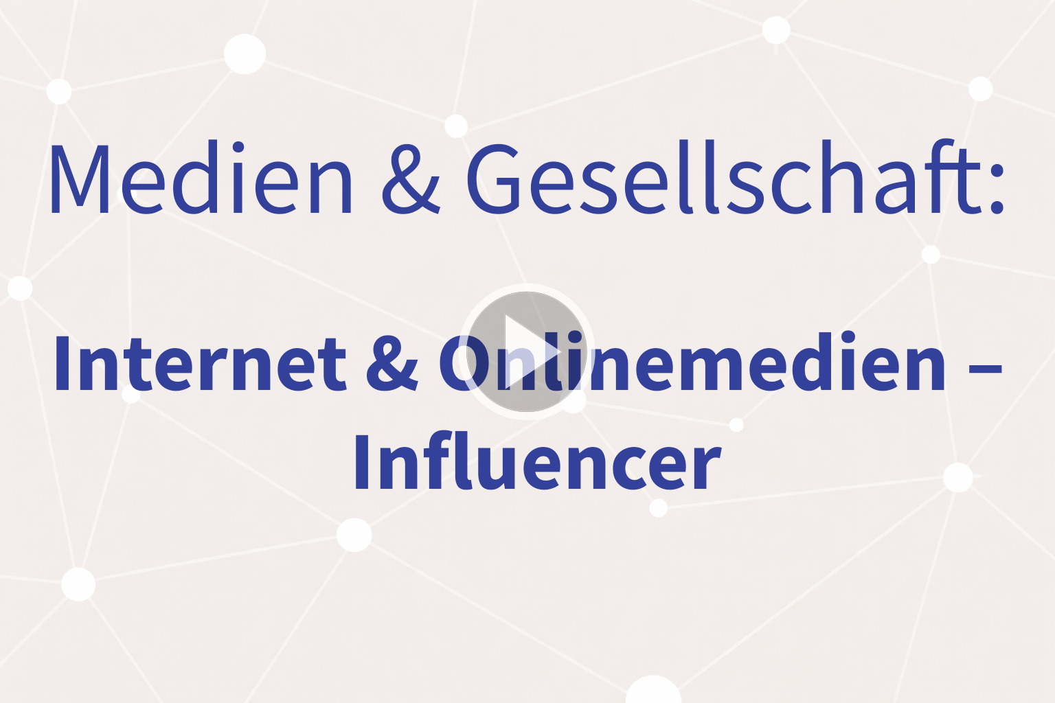 Thumbnal mit Link zum Vdeo «Influencer»