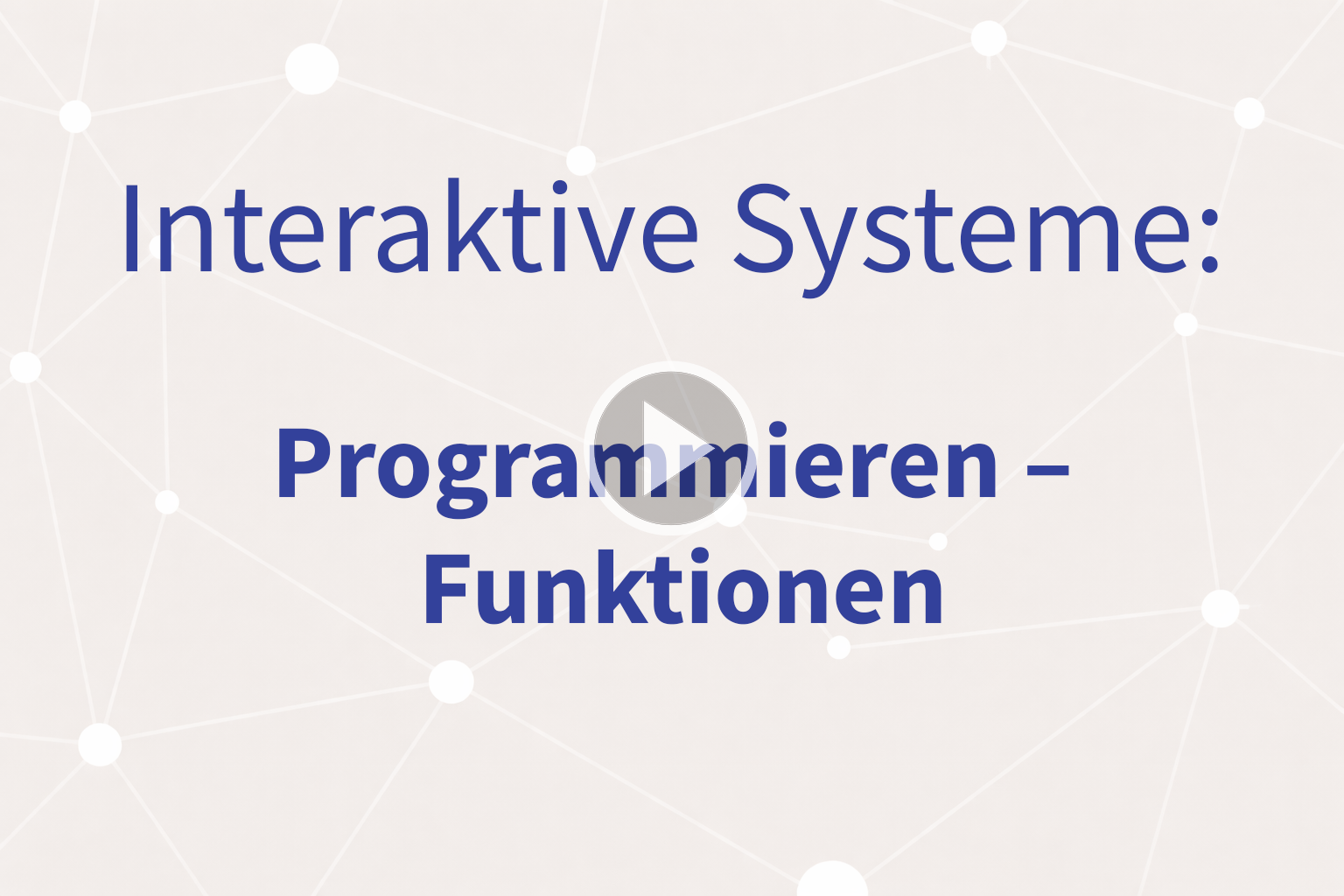 Thumbnail mit Link zum Video «Funktionen»