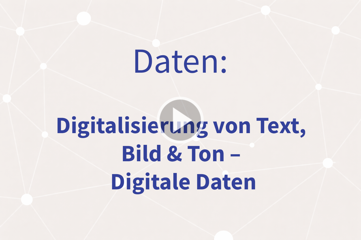 Thumbnail mit Link zum Video "Digitale Daten"