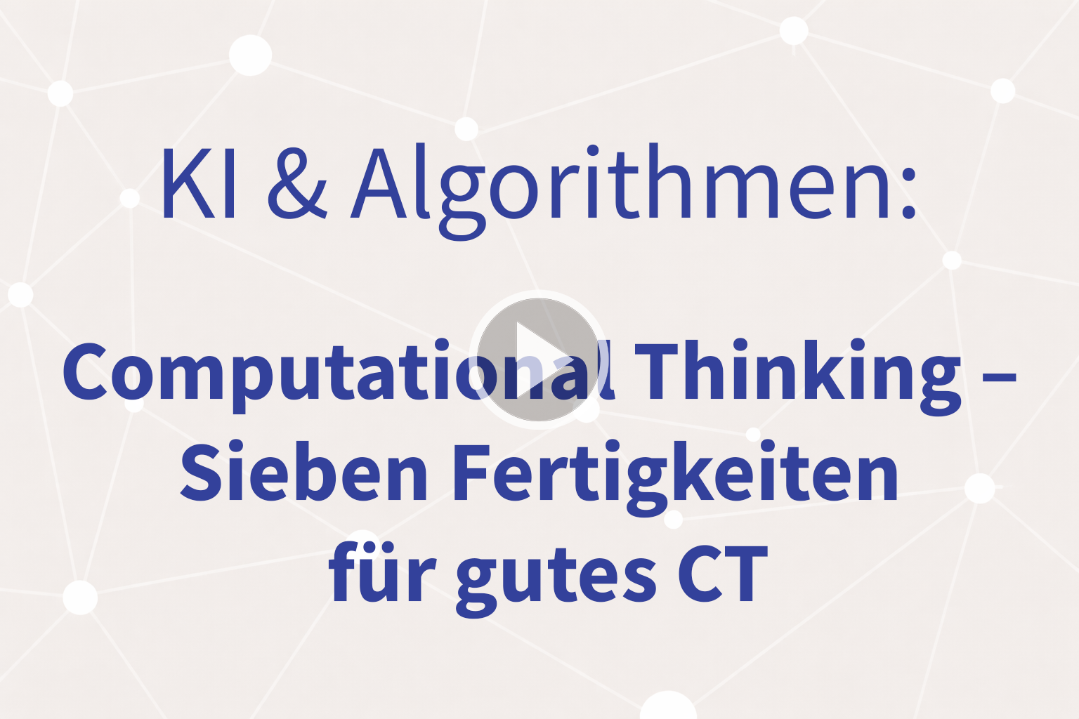Thumbnail mit Link zum Video «Sieben Fertigkeiten für gutes CT»