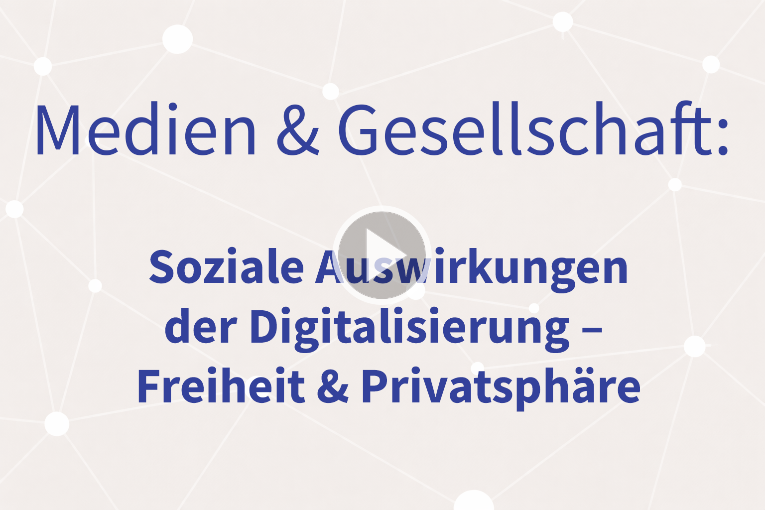 Thumbnail mit Link zum Video "Freiheit & Privatsphäre"
