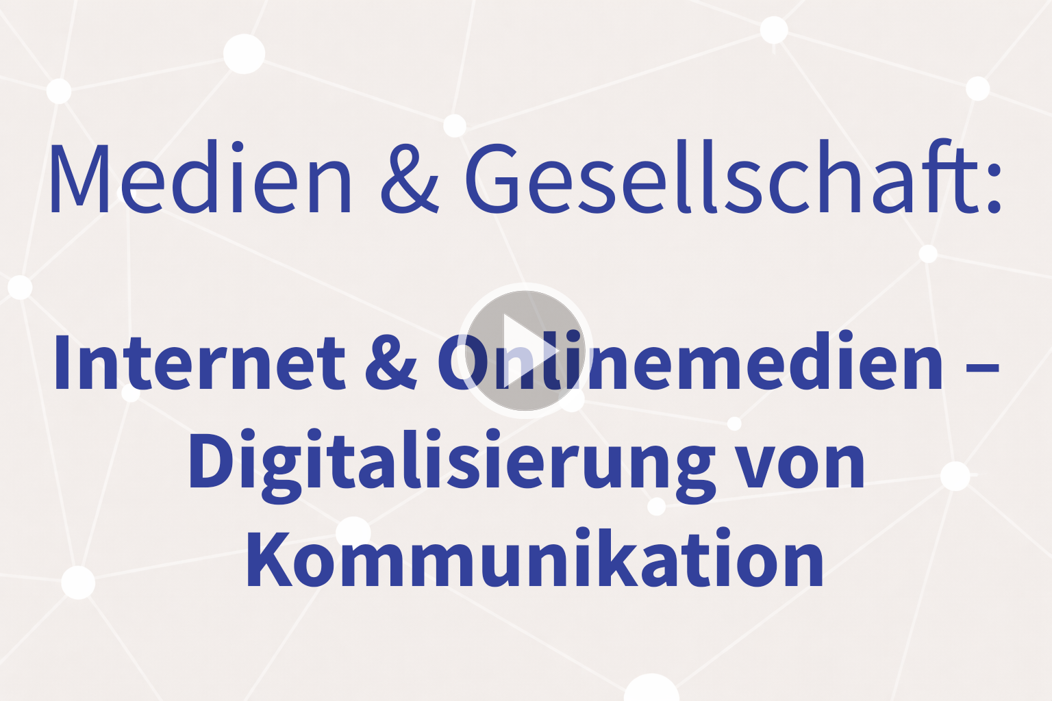 Thumbnail mit Link zum Video «Digitalisierung von Kommunikation»